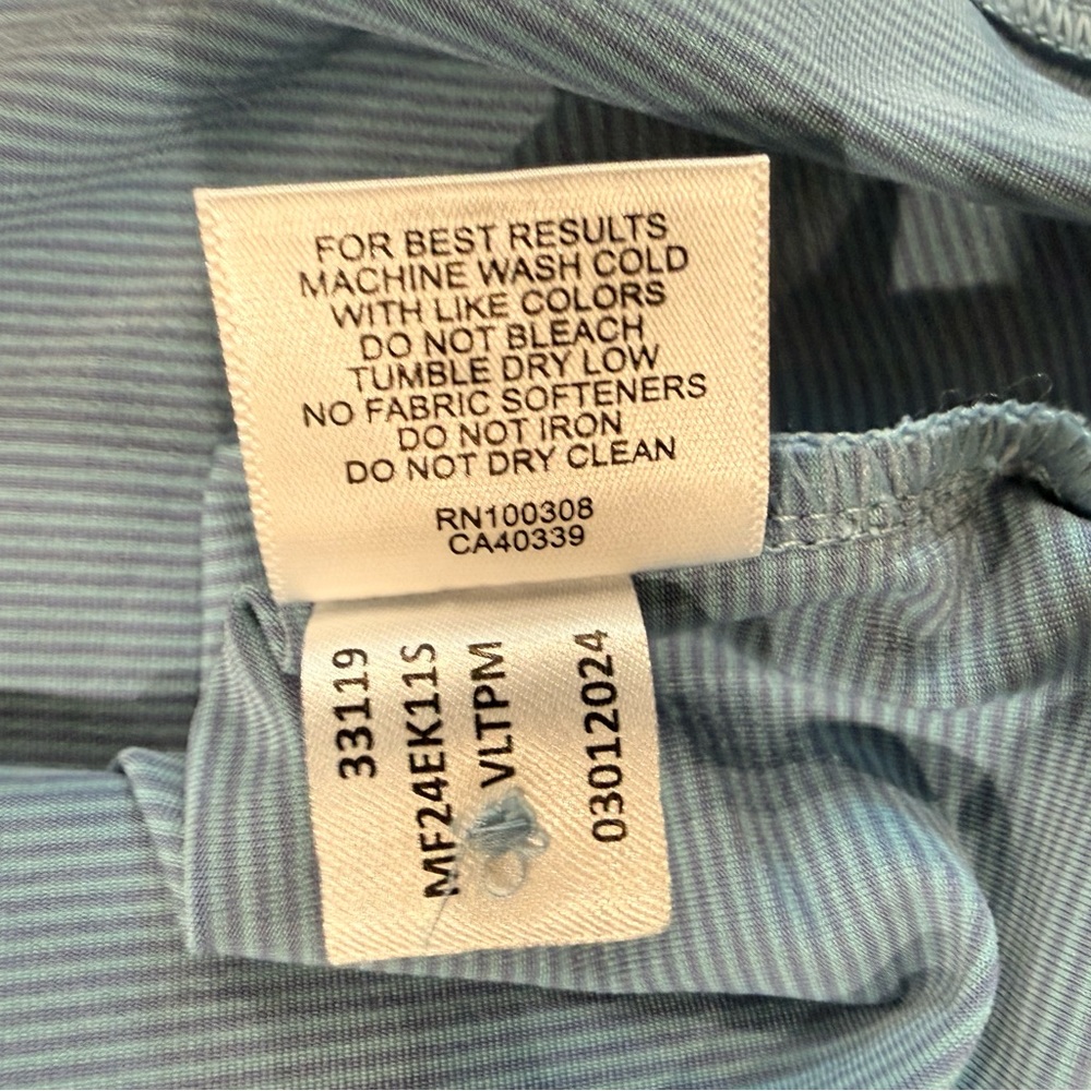 Peter Millar Sky Blue Solid Performance Jersey Po… - image 3